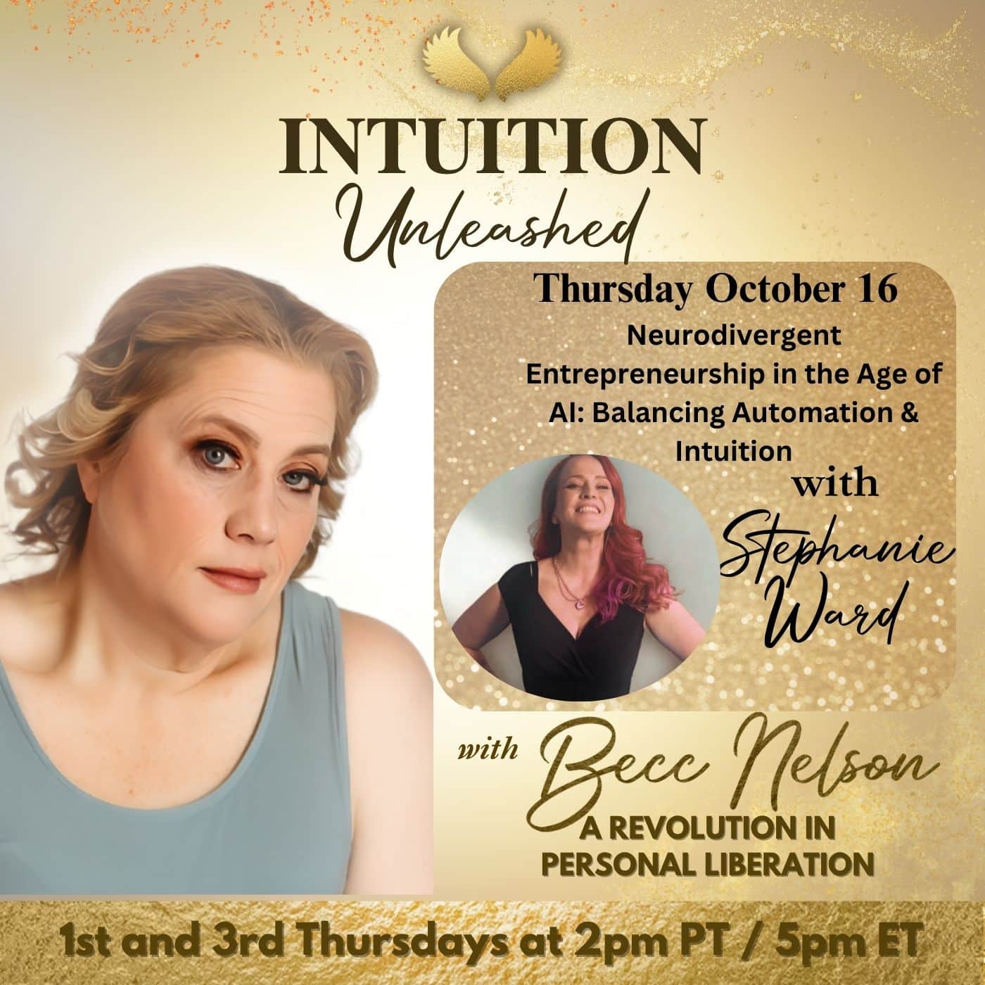 Stephanie Ward – Neurodivergent entrepreneur discussing AI and intuition on the Intuition Unleashed podcast.