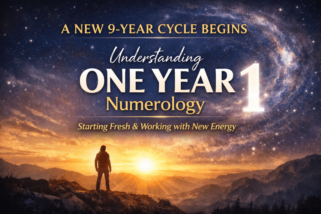 one year numerology beginning a new nine year cycle with fresh energy and intuition